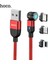 Hoco Manyetik USB Kablosu Hızlı Şarj Tipi C Kablo 540 Derece Dönen Mıknatıs Şarj Cihazı iPhone 12 11 Xiaomi USB Kablosu Tel Kablo (Yurt Dışından) 1