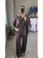Keten Kumaş Oversize Gömlek Pantolon Takım 5