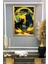Antik Mısır Desenli Çerçeveli Kumaş Baskı Tablo 50x70cm MISIR02 2