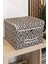 Bohe Kapaklı Kutu Mini, Çok Amaçlı Saklama Kutusu, 30 x 30 x 23 cm , 21 Litre 2