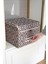Bohe Kapaklı Kutu Mini, Çok Amaçlı Saklama Kutusu, 30 x 30 x 23 cm , 21 Litre 4
