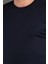 Erkek Lacivert Basic O Yaka T-Shirt 2