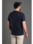 Erkek Lacivert Basic O Yaka T-Shirt 5