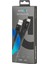 USB Iphone Lightning Siyah Örgülü Hızlı Şarj Kablosu (3.4A - 1 Metre ) - Lightning USB Fast Charging 2