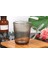 Adet Kapaklı Pipetli Cam Kupa Bardak Çay Kahve Meşrubat Tatlı Bardağı Kahverengi 370 ml 3