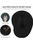 Bilek Destekli Jel Mouse Pad,ergonomik Kaymaz Taban,oyun ve Ofis Için Fare Altlığı,suya Dayanıklı (Siyah) 3