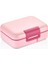 Design Kendinden Kaşıklı 5 Bölmeli 2 Katlı Beslenme Kutusu (Pembe) 3