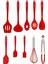 VLT1120 Salvatore 10 Parça Spatula Set Kırmızı VLT1120 1
