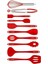 VLT1120 Salvatore 10 Parça Spatula Set Kırmızı VLT1120 3