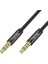 3.5mm Jack Trrs Hi-Fi Örgülü Aux Mikrofon ve Ses Kablosu 1 Metre 2