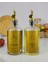 Lombardino 2'li Zeytinyağı ve Sıvıyağ Şişesi Otomatik Kapak Gold Etiketli Yağdanlık 500 ml C1-1-289 1