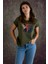 Staring Woman Kadın Baskılı T-Shirt 5