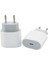 Type-C Hızlı - Başlık Ev Şarj Adaptör IPHONE 15 Uyumlu 25W 1