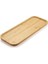 High-Tech Bambu Çay, Kahve Dikdörtgen Sunum Tepsisi, Dikdörtgen Dekoratif Ahşap Tepsi, Lavabo, Banyo Dekoratif Tepsisi, Aparatif Sunum Servis Tepsisi, 35 x 15 1,5 cm 1 Adet 1
