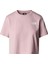 Simple Dome Cropped Kadın Pembe Outdoor T-Shirt Nf0a87u40so1 1