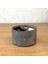 Yin Yang / Siyah Beyaz Ahşap Fitilli Beton Mum 1