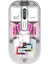 SM-BT89 Opal Şarj Edilebilir Sessiz Beyaz Transparan Rgb 2in1 2bt ve 2.4ghz Kablosuz Mouse 1