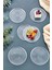 6 Lı Pasta Tabağı Seti - 6 Kişilik Lüks Cam Kek Pasta Takımı - Tatlı TABAĞI(16CM) 1