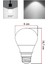 LED Ampul E27 8,5W 63W 6500K Beyaz Işık 3
