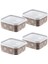 4'lü Set No Frost Saklama Kabı Terrra 700 ml 1