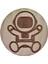 Home Ahşap Mobilya Kulp 3.8 cm Astronot Desenli Çekmece Kulpu 1