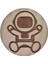Home Ahşap Mobilya Kulp 3.8 cm Astronot Desenli Çekmece Kulpu 2