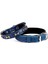 Doggie Comfort Deri Kemik Süslü Köpek Boyun Tasması Medium Mavi 2.5X37-45 cm - 1 Adet 1