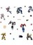 RMK4231SCS Transformers All Time Favorites Peel And Stick Duvar Çıkartmaları, Mavi, Kırmızı, Sarı 1