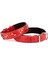Doggie Comfort Deri Kemik Süslü Köpek Boyun Tasması Large Kırmızı 3.5 x 52-60 cm - 1 Adet 1