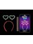 Glow Stick Karanlıkta Yanan Fosforlu Kalp 12 Adet 2