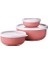 Lumina Saklama Kutusu 3 Parçalı Set - Buzdolabı, Derin Dondurucu, Buharlı Pişirme ve Mikrodalga Için Kapaklı Saklama Kabı - 250 Ml, 750 ml & 1500 ml - Vivid Mauve 2