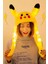 Pokemon Pikachu Peluş Oyuncak Şapka- LED Işıklı, Hareketli Kulaklı, Patili Eğlenceli Tasarım 2