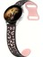 Movetime MT42X MT46X MT43A Amazfit Gts Bip 20MM Kordon Leopar Desen Yumuşak Silikon Kordon 1