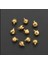 Gold Parlak Kulplu Çan Zil Hayvan Tasma Zili Amigurumi Zili Kına Gecesi Tef Yapımı Zili 12MM 50 Adet 2