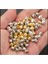 Gold Parlak Kulplu Çan Zil Hayvan Tasma Zili Amigurumi Zili Kına Gecesi Tef Yapımı Zili 12MM 50 Adet 3