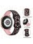 Samsung Watch 46MM Gear S3 22MM Honor Magic 2 46MM Kordon Leopar Desen Yumuşak Silikon Kordon 4