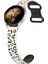 Samsung Watch 46MM Gear S3 22MM Honor Magic 2 46MM Kordon Leopar Desen Yumuşak Silikon Kordon 1