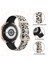 Samsung Watch 46MM Gear S3 22MM Honor Magic 2 46MM Kordon Leopar Desen Yumuşak Silikon Kordon 4