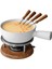 Büyük Fondü Seti, Fondue Set Bianco, 4 Kişilik Peynir Fondüsü 4