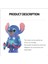 Mega Space Molly 400% Stitch Figür, Koleksiyonluk Aksiyon Figürü, Anime Art Toy, 1 Parça, Hediye 4
