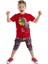Dino Kamuflaj Erkek Çocuk T-shirt Kapri Şort Takım 1