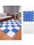 Mavi-Beyaz Modern Salon-Oturma Odası/yatak Odası/mutfak/antre/hol/koridor Halısı/kreş Halısı Japon Halı/peluş Halı 1
