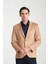 Bernando Erkek Tarçın Süet Yaz-Kış 4 Mevsim Slim Fit Spor Blazer Ceket 1