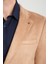 Bernando Erkek Tarçın Süet Yaz-Kış 4 Mevsim Slim Fit Spor Blazer Ceket 2