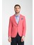 Icardi Erkek Vizon Dokulu Kumaş Mono Yaka Slim Fit Spor Blazer Ceket 1