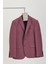 Icardi Erkek Vizon Dokulu Kumaş Mono Yaka Slim Fit Spor Blazer Ceket 1