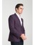Vrd Erkek Beyaz-Lacivert Slim Fit Mono Yaka Spor Blazer Ceket 1