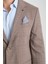 Diegos Erkek Lacivert Ekose Slim Fit Mono Yaka Spor Blazer 2