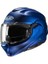 F100 Kask Semı Flat Metalik Mavi 1