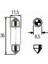 36MM C5W Sofit Halojen Oto Ampul 12V 2ADET 3